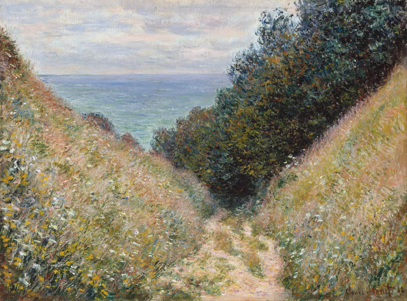 O Caminho da Cavée, Pourville - Claude Monet