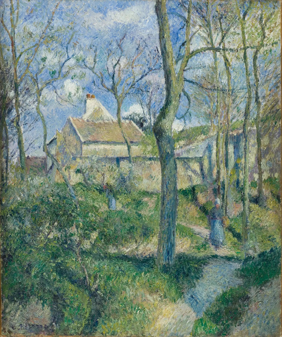 O caminho dos Pouilleux, Pontoise - Camille Pissarro