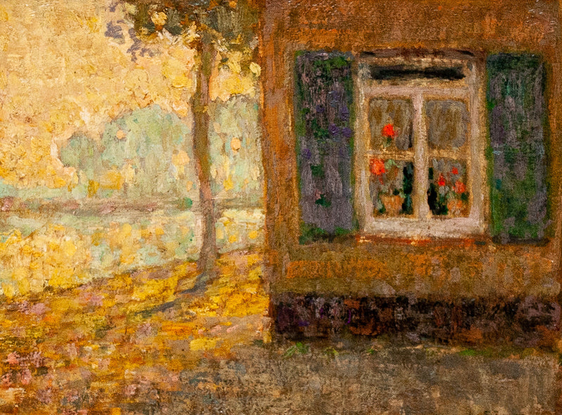 O caminho do canal em Gravelines - Henri Le Sidaner