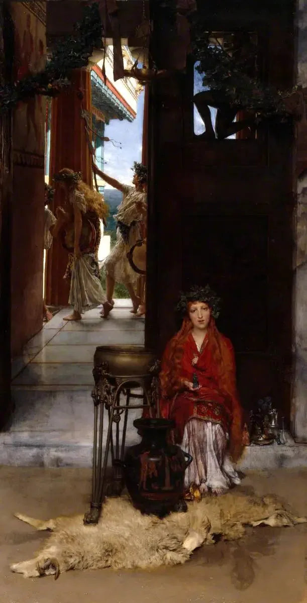 O caminho do Templo - Lawrence Alma-Tadema