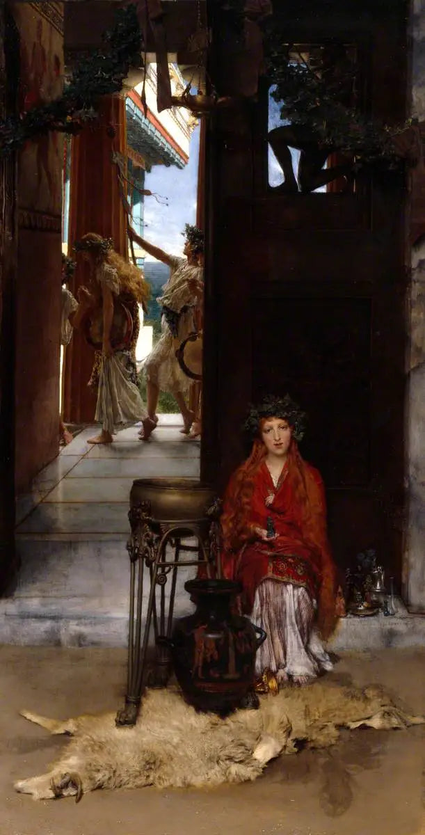 O caminho do Templo - Lawrence Alma-Tadema