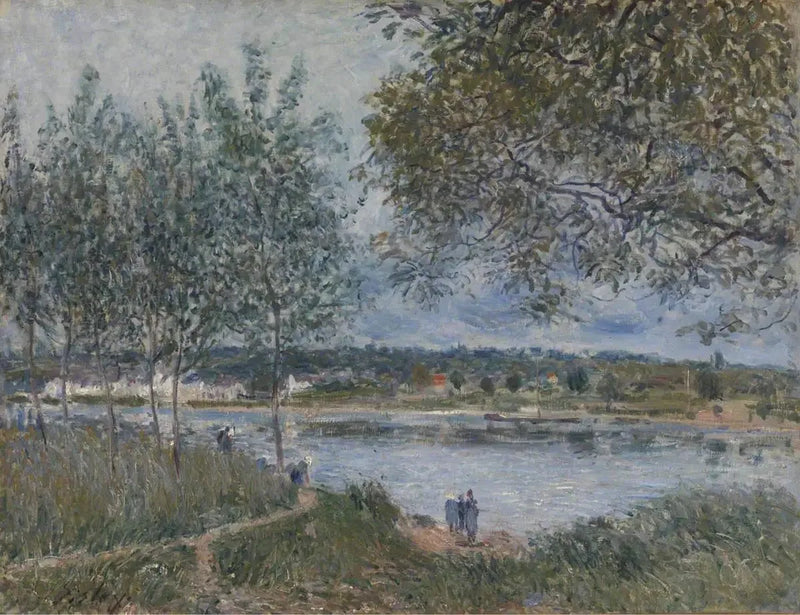 O Caminho do Velho Bote em By - Alfred Sisley