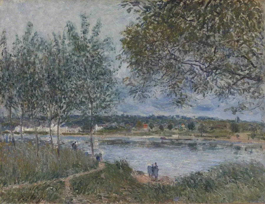 O Caminho do Velho Bote em By - Alfred Sisley