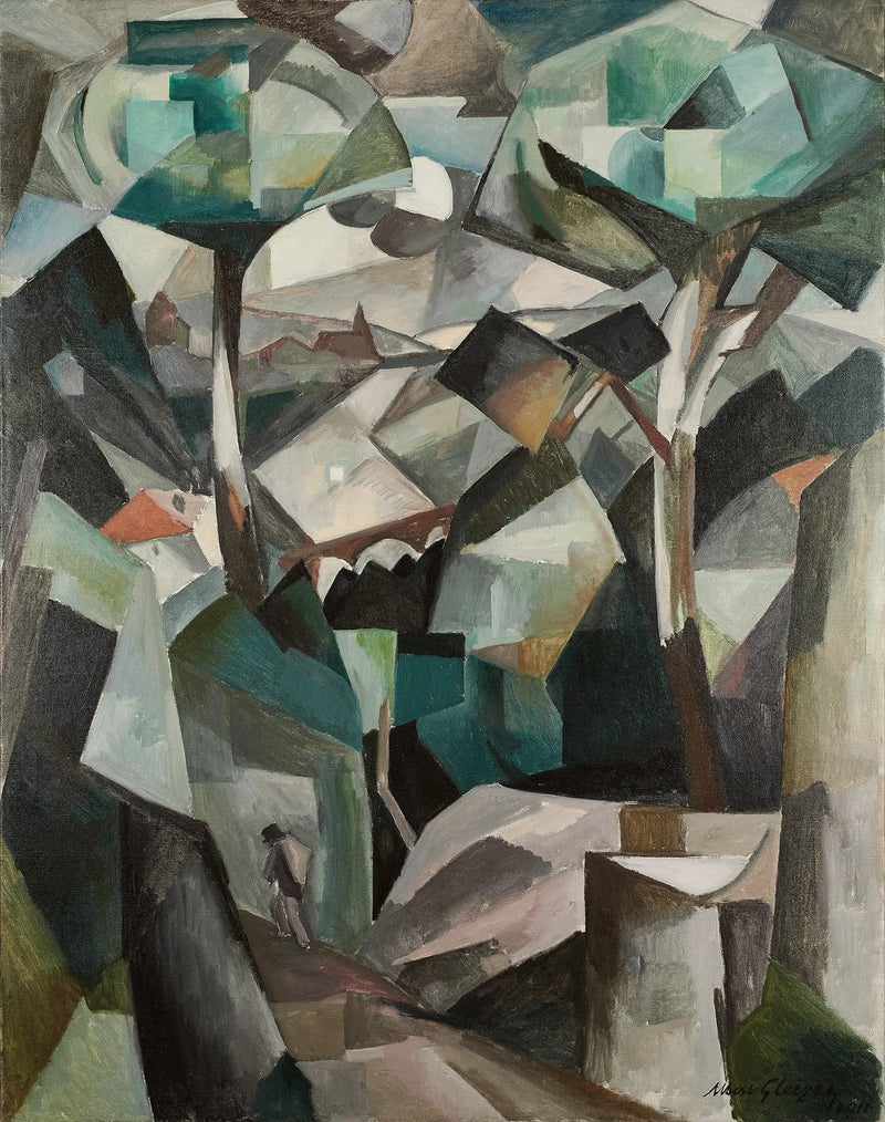 O Caminho, Paisagem em Meudon - Albert Gleizes