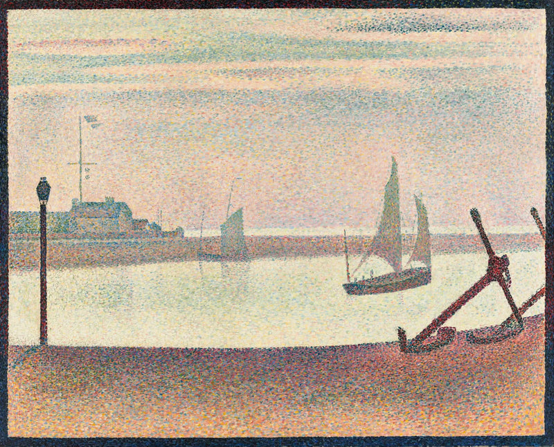 O Canal de Gravelines, uma noite - Georges Seurat