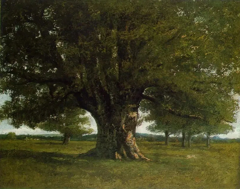 O Carvalho de Flagey - Gustave Courbet