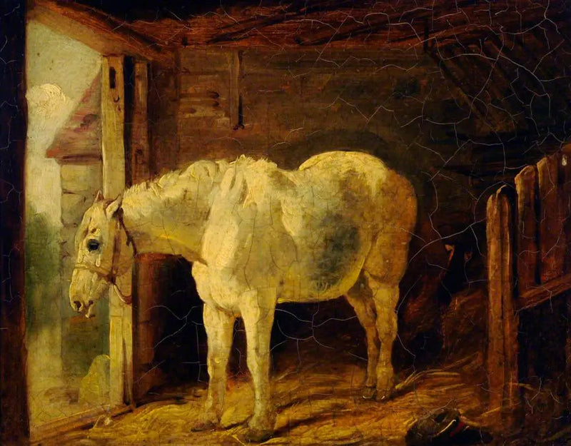 O Cavalo Branco - John Frederick Herring, Sr.
