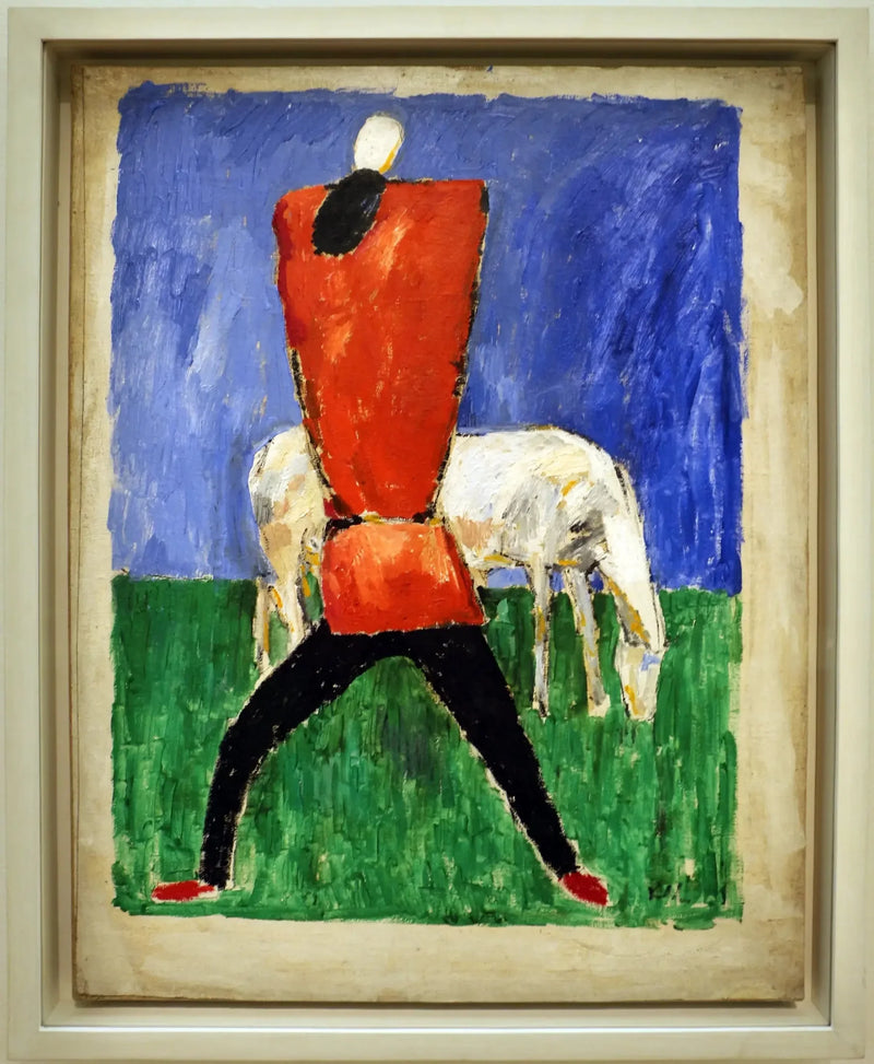 O Cavalo Branco - Kazimir Malevich