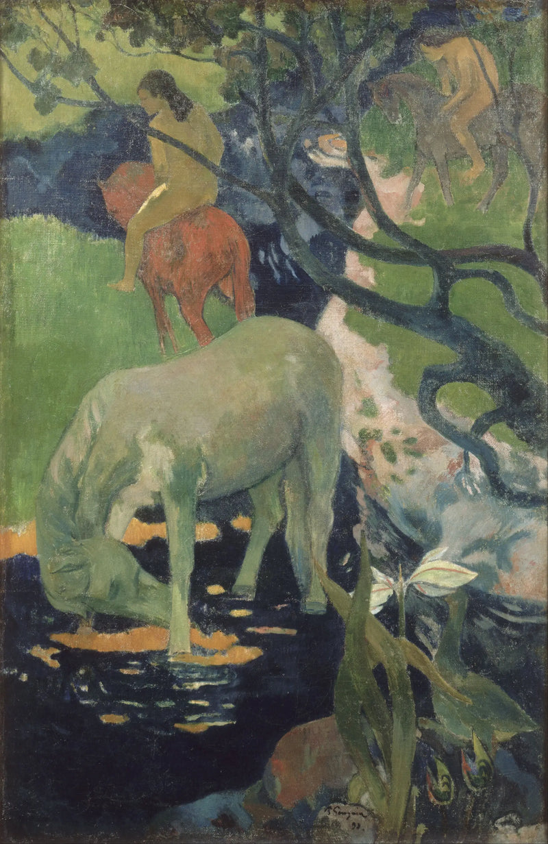 O Cavalo Branco - Paul Gauguin