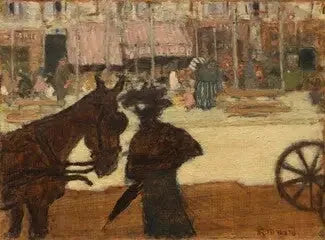 O cavalo de fiacre - Pierre Bonnard