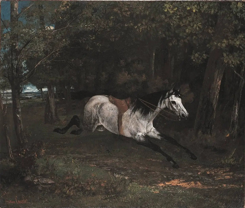 O Cavalo Roubado - Gustave Courbet