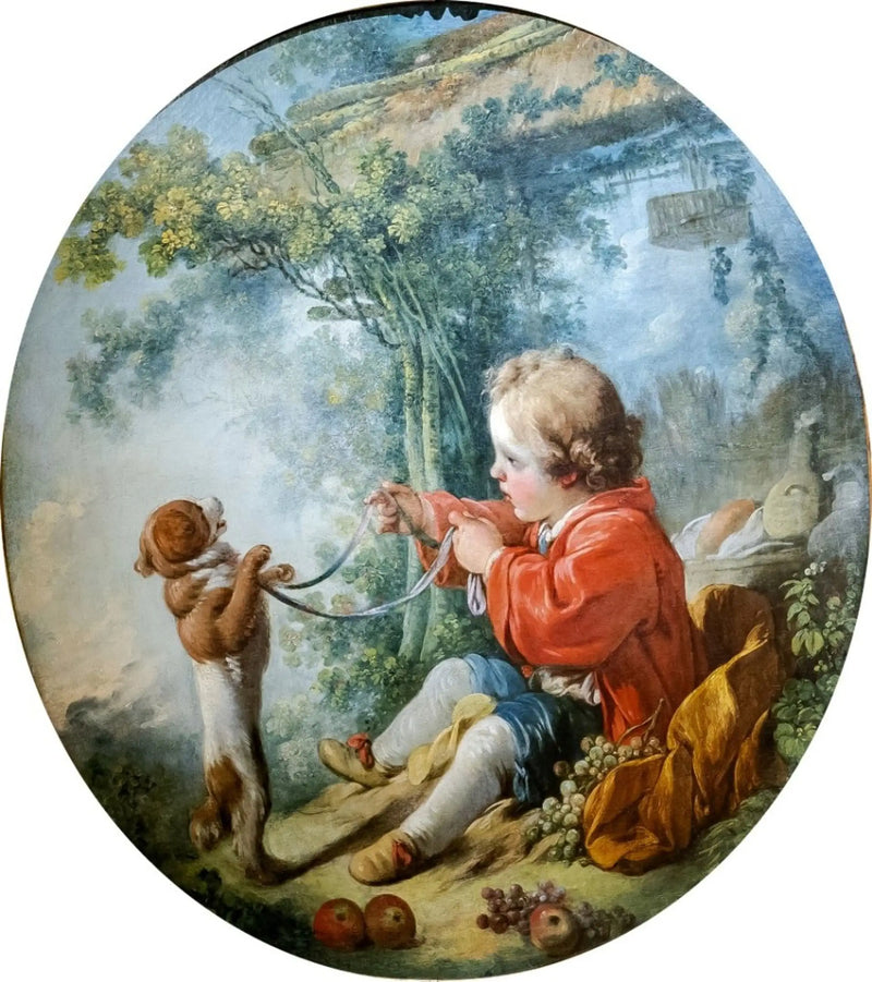 O Cão Sábio - Jean-Honoré Fragonard