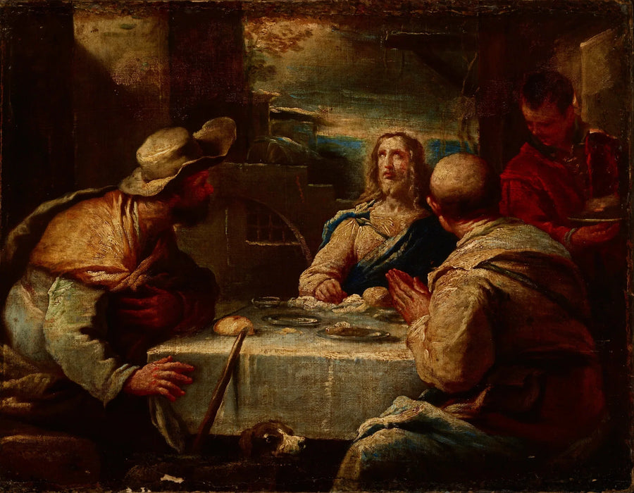 O Cristo em Emaús - Luca Giordano