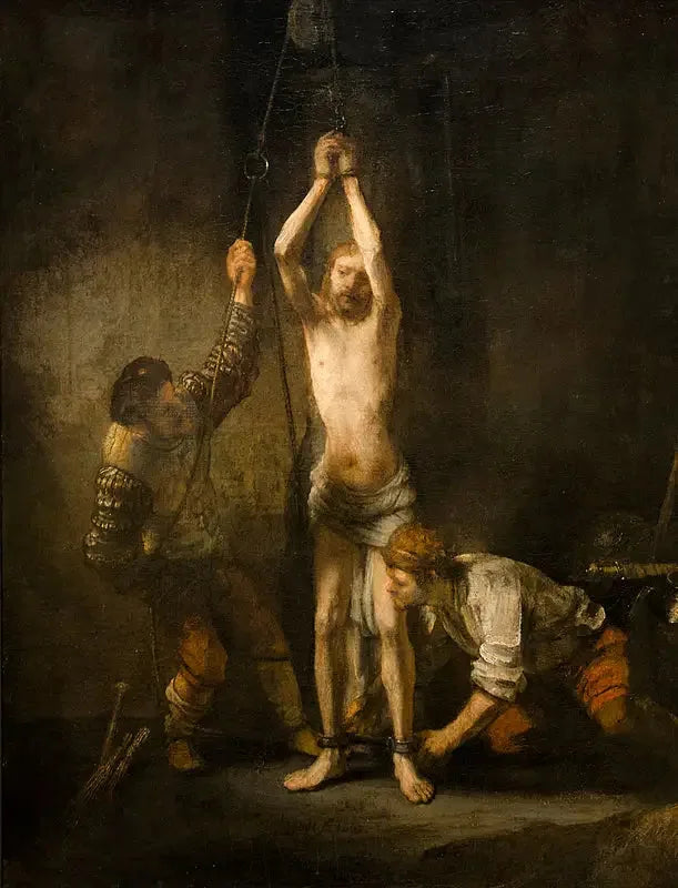 O Cristo na Coluna - Rembrandt