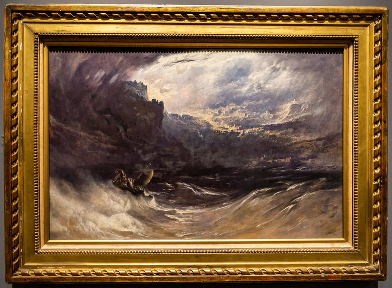 Cristo acalma a tempestade - John Martin