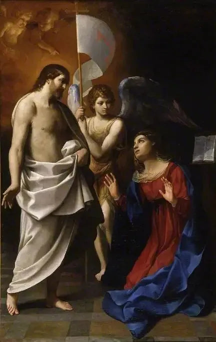 Le Christ apparaissant à la Vierge - Guido Reni image 1 tableau peint à l’huile sur toile