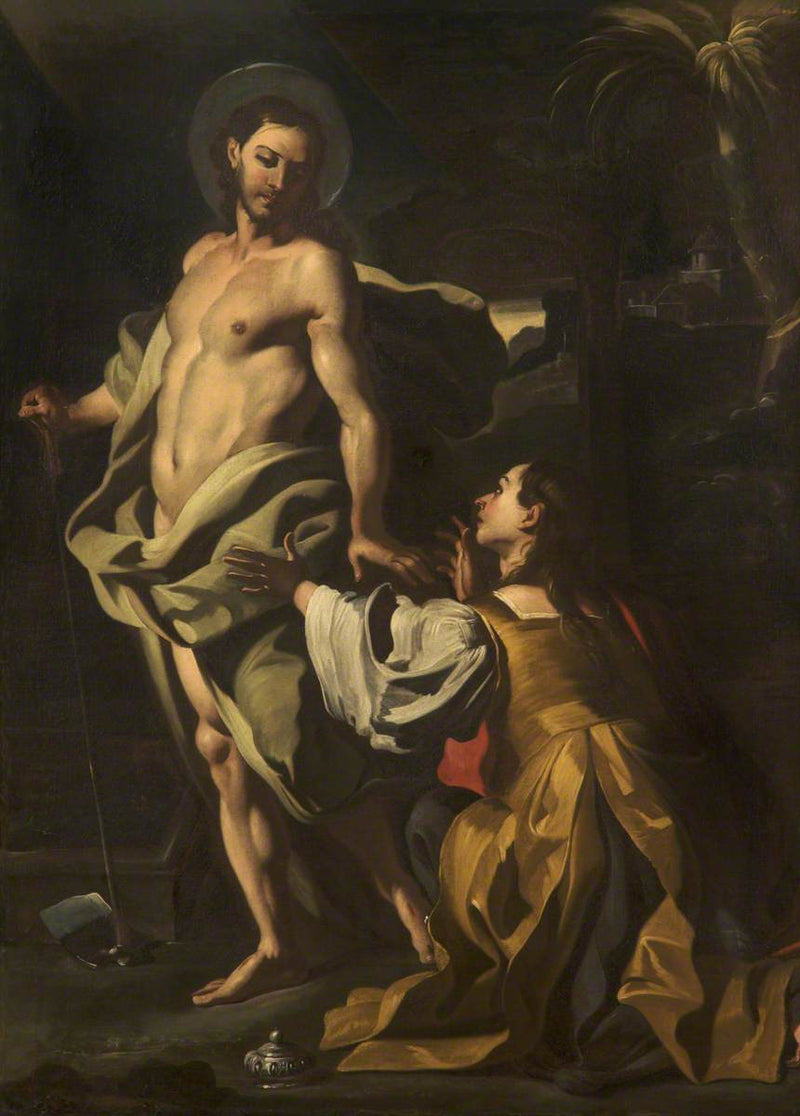 O Cristo aparecendo para Maria Madalena - Francesco Solimena