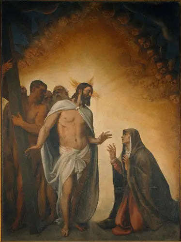 O Cristo aparecendo para sua mãe após a ressurreição - Titian