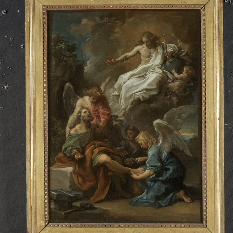 O Cristo aparecendo a São Ampélio - Pompeo Batoni