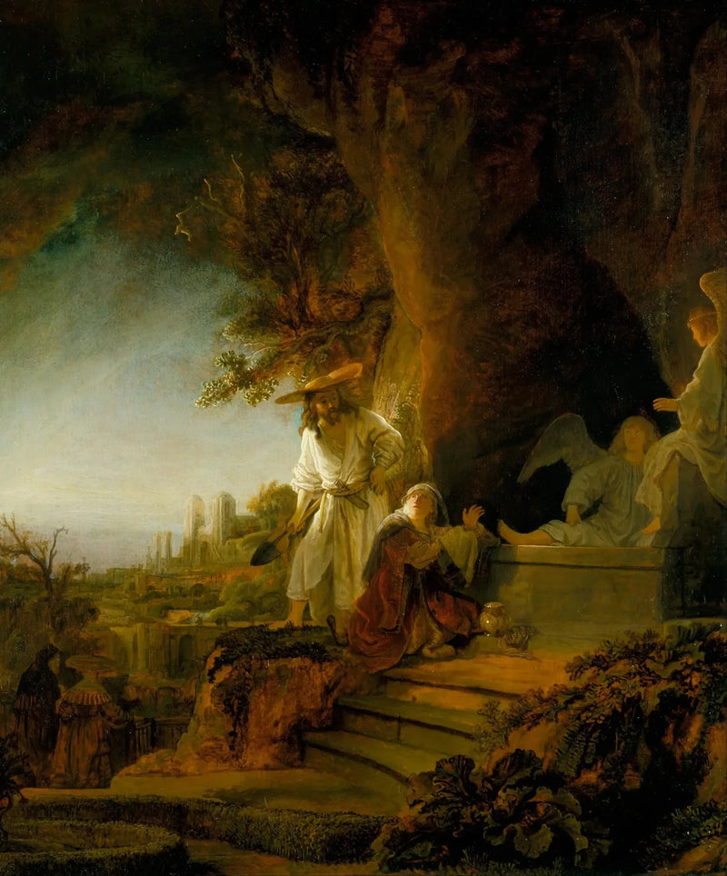 O Cristo aparecendo como jardineiro a Maria Madalena - Rembrandt