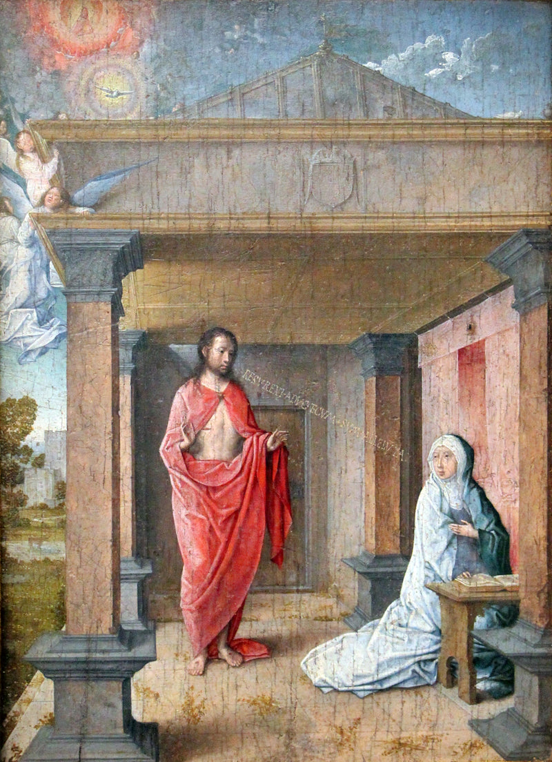 O Cristo aparece para Maria - Juan de Flandes