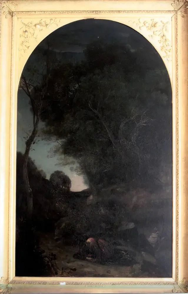 Cristo no Jardim das Oliveiras - Jean-Baptiste Camille Corot