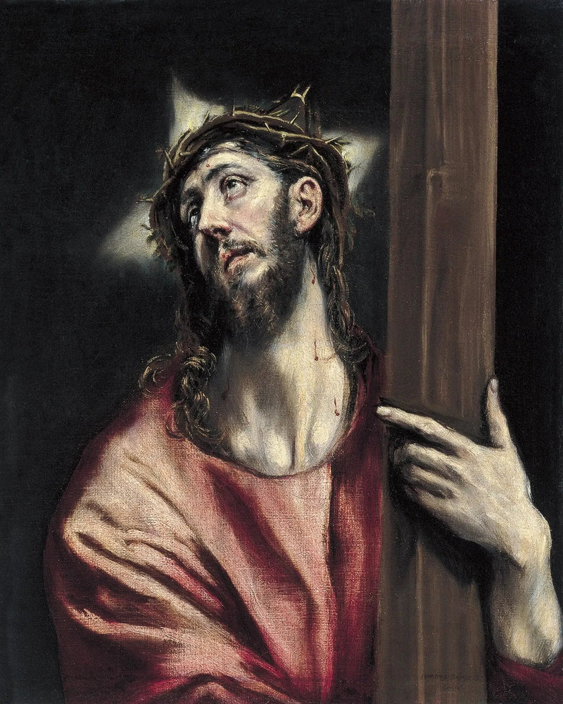 Cristo com a cruz - El Greco