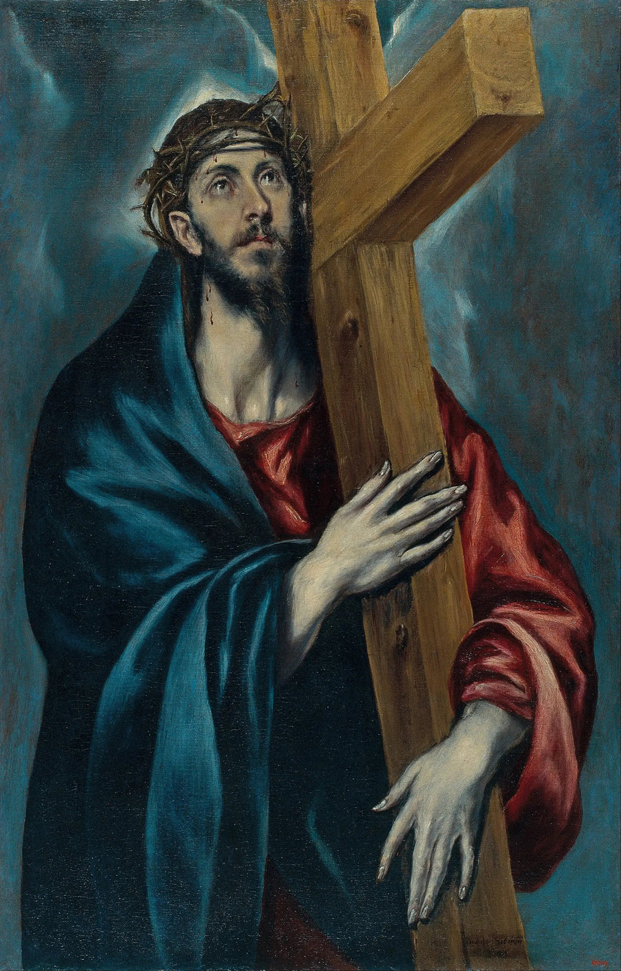 Cristo com a cruz - El Greco