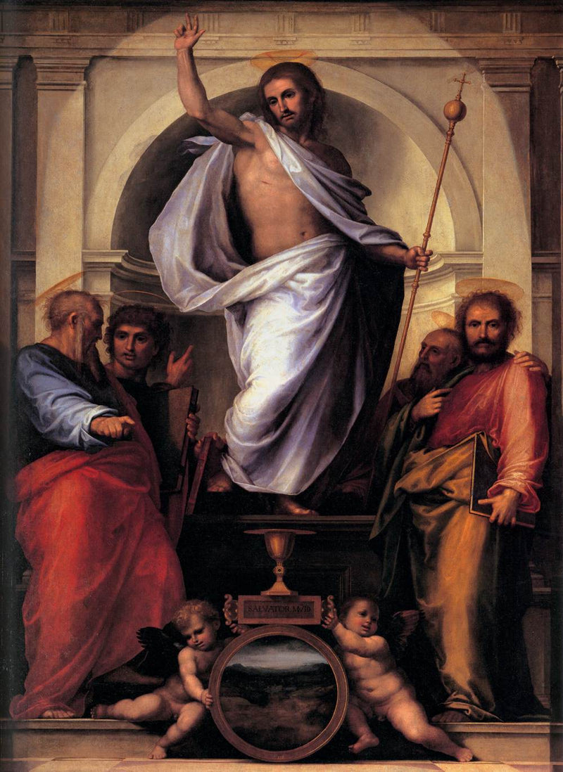 O Cristo com os quatro evangelistas - Fra Bartolomeo