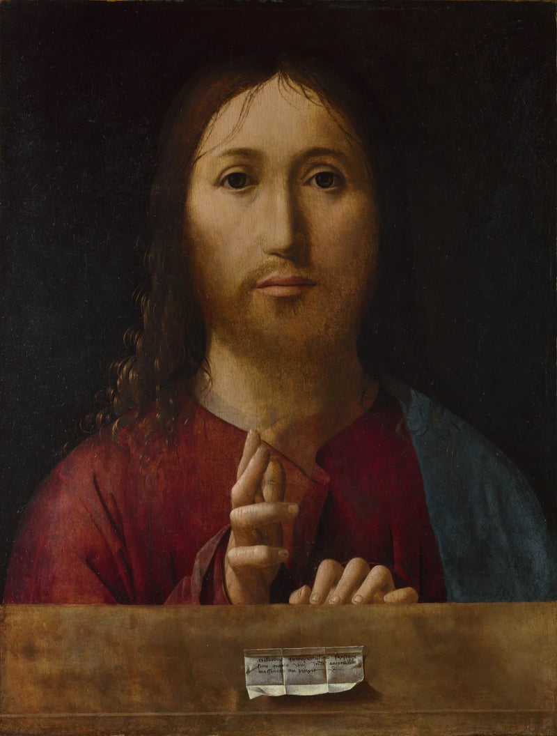 O Cristo abençoando - Antonello de Messina