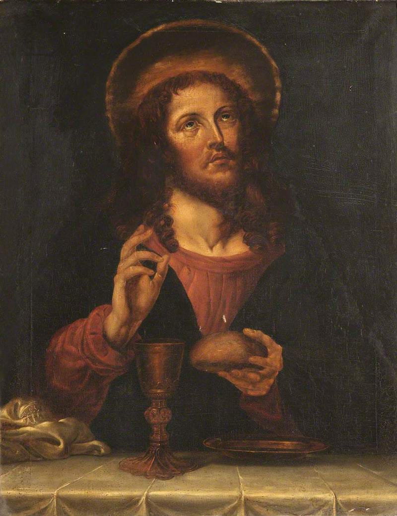 O Cristo abençoando os sacramentos - Carlo Dolci