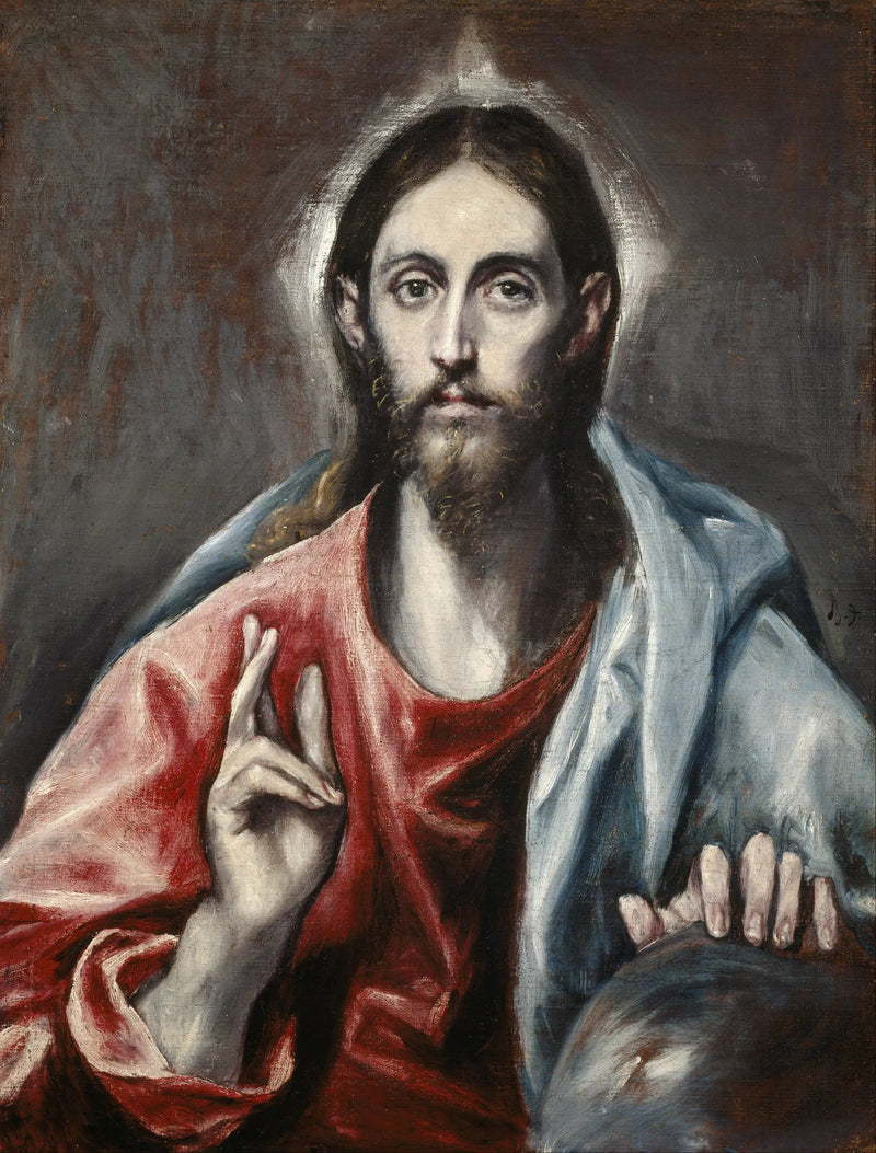 Cristo Bendizendo, o Salvador do Mundo - El Greco