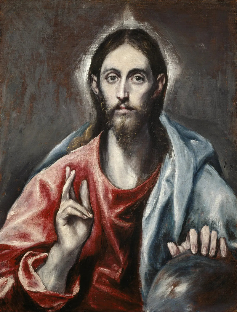 Cristo Bendizendo, o Salvador do Mundo - El Greco