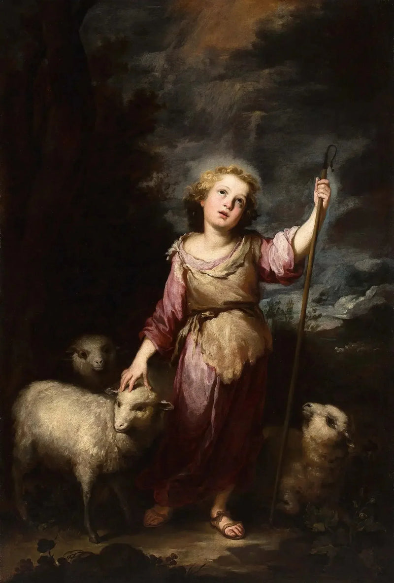 O Bom Pastor Cristo - Bartolomé Esteban Murillo
