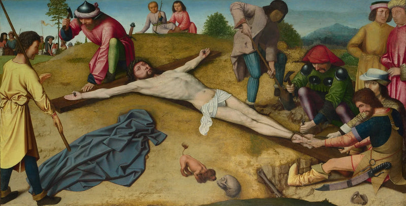 Cristo pregado na cruz - Gérard David