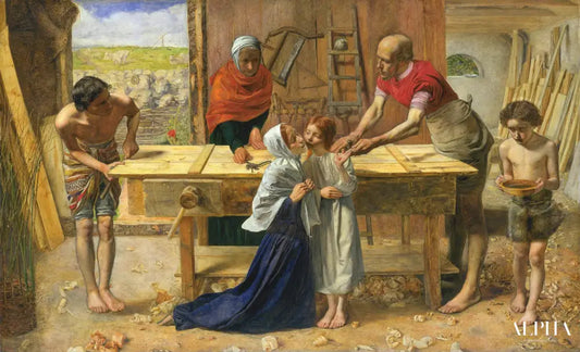 Le Christ dans la maison de ses parents - John Everett Millais - Reproductions de tableaux et peintures haut de gamme