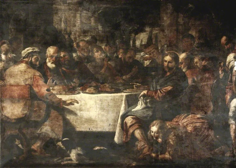 O Cristo na casa de Simão - Mattia Preti
