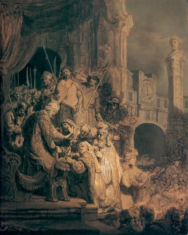 Cristo diante de Pilatos (Ecce Homo) - Rembrandt