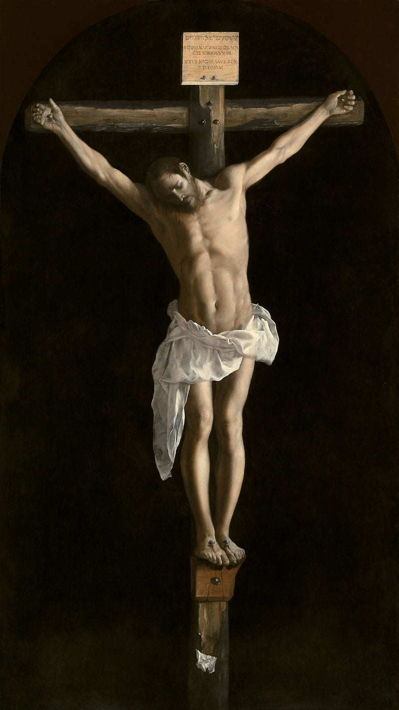 O Cristo na cruz - Francisco de Zurbarán