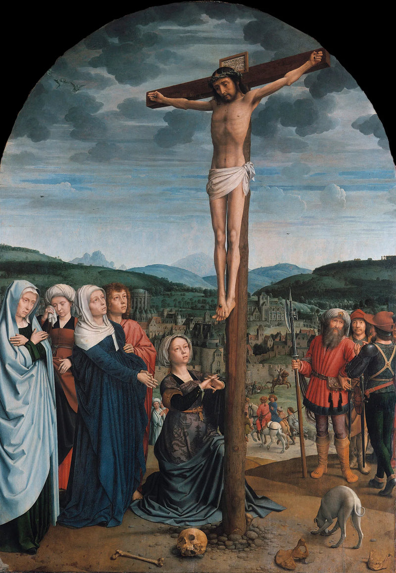 Cristo na cruz - Gérard David