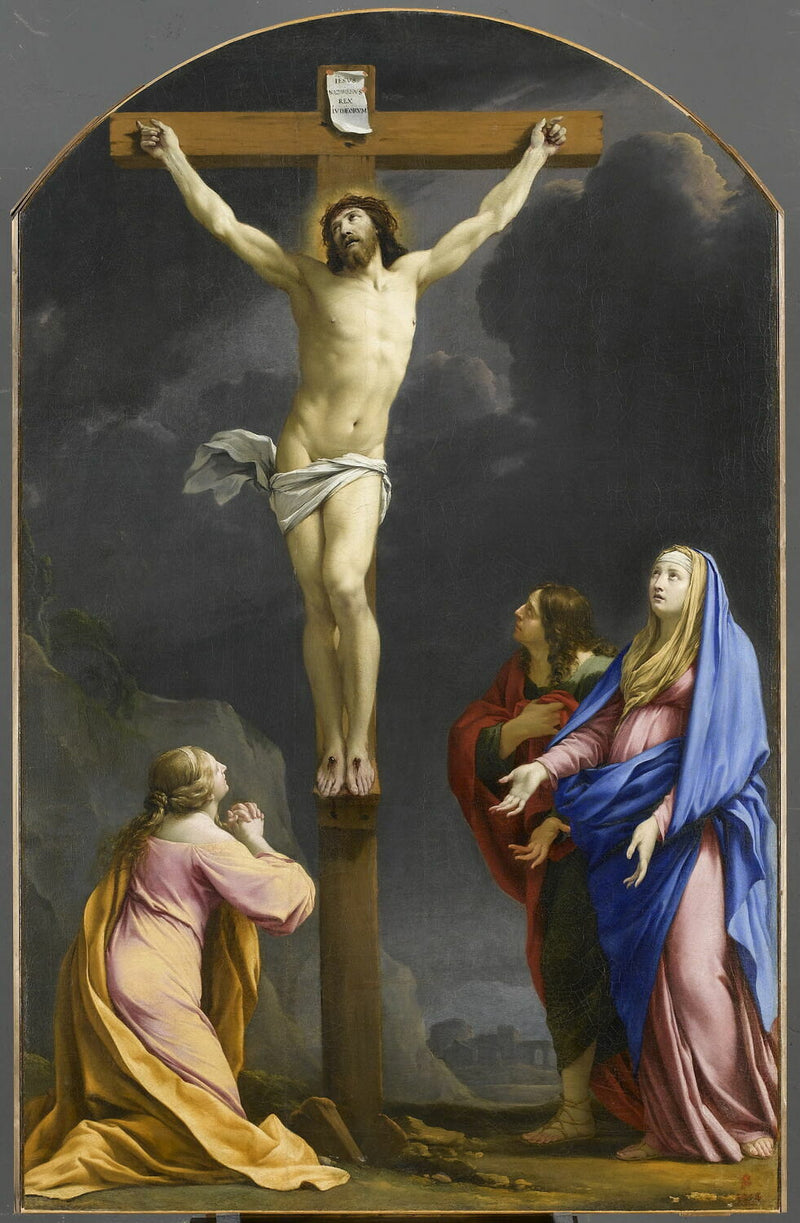 Cristo na cruz - Simon Vouet