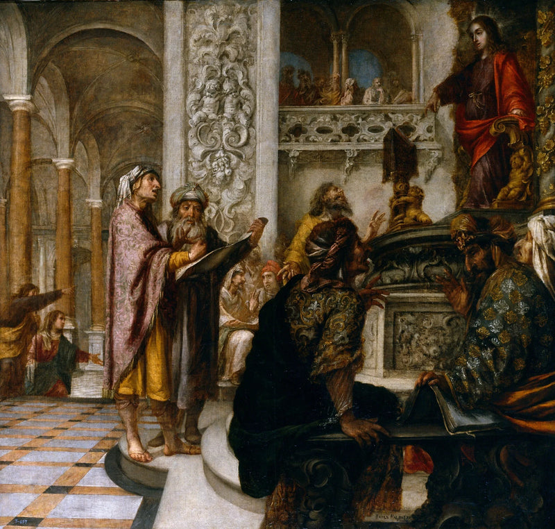 O Cristo em desacordo com os Doutores - Juan de Valdés Leal