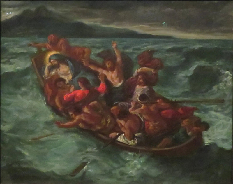 O Cristo adormecido durante a tempestade - Eugène Delacroix
