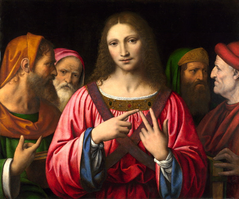Cristo cercado de médicos - Bernardino Luini