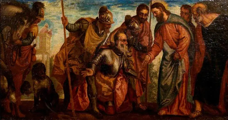 Cristo e o centurião (Mateus 8:5) - Paulo Véronèse