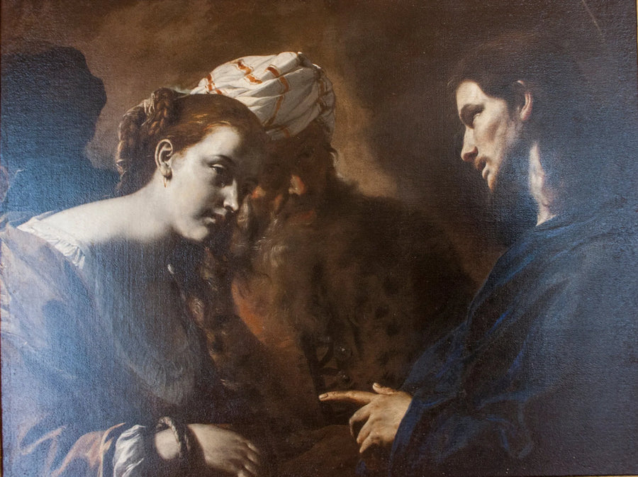 Cristo e a mulher adúltera - Mattia Preti
