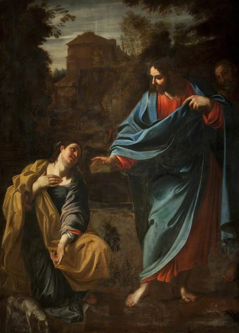 O Cristo e a mulher cananeia - Ludovico Carracci