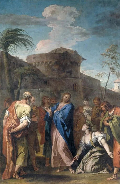 O Cristo e a mulher que acreditava - Sebastiano Ricci