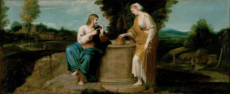 O Cristo e a Samaritana - Annibale Carracci