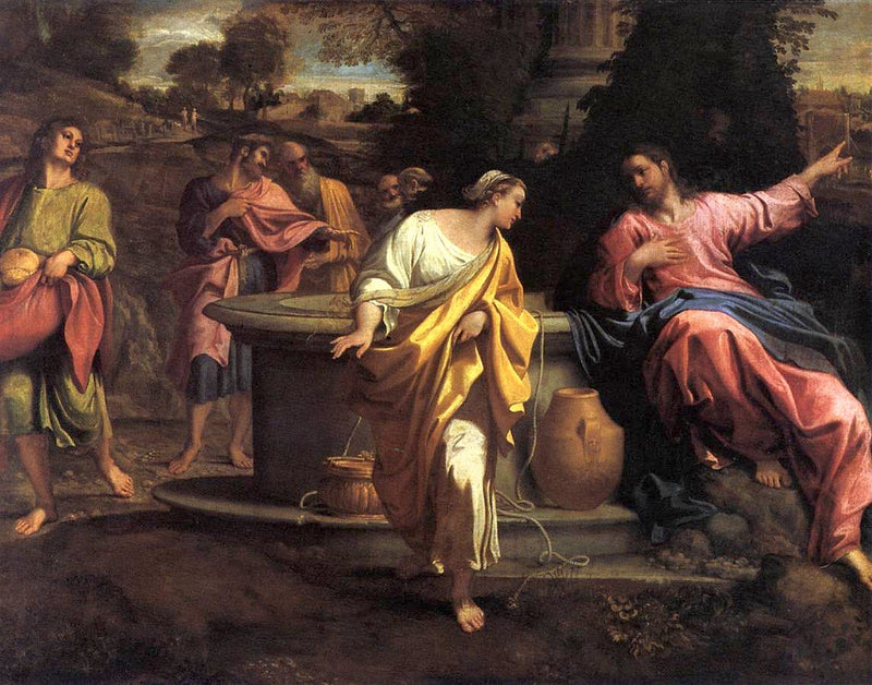Cristo e a Samaritana - Annibale Carracci